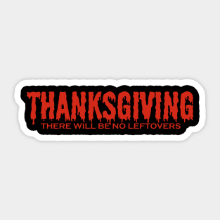 Thanksgiving Movie Sticker